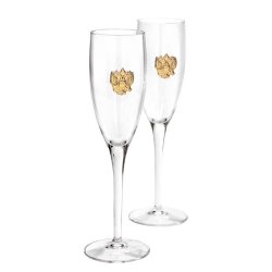 Набор бокалов для шампанского За Россию