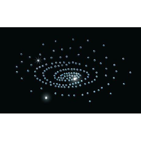 Картина Галактика 2 c кристаллами Swarovski