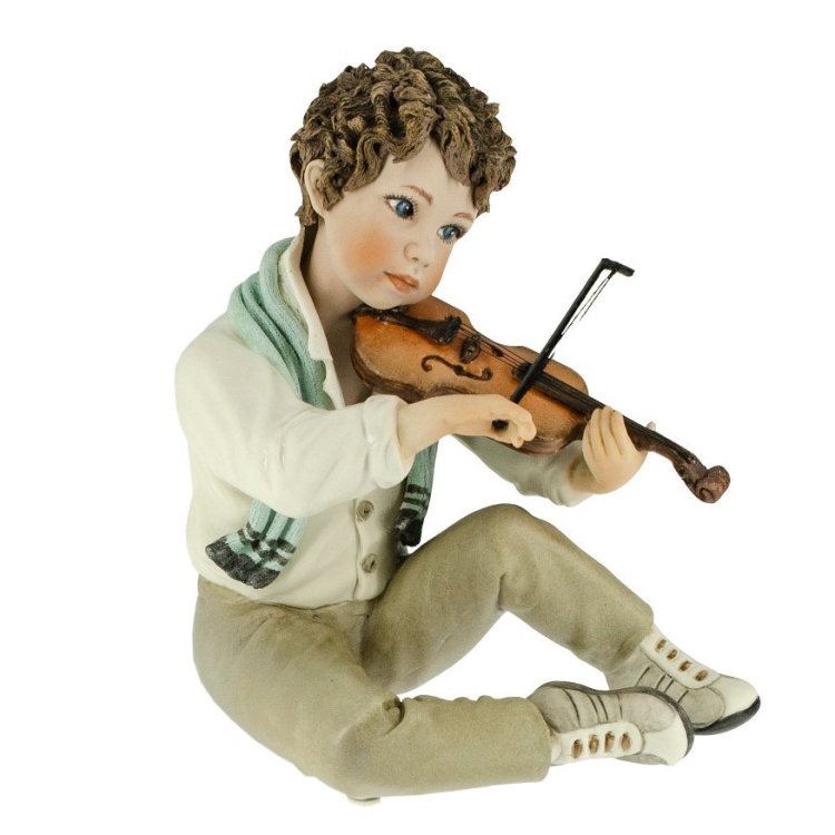 Фарфоровая Статуэтка кукла Тамино, вид со стороны