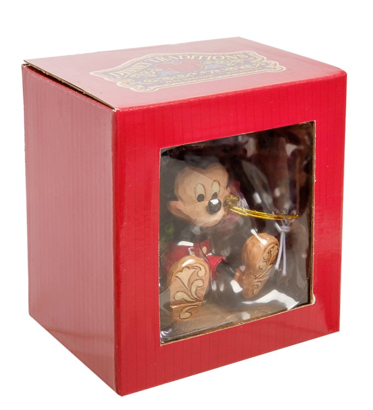 Маленькая статуэтка Микки Маус с цветами Disney Traditions, упаковка