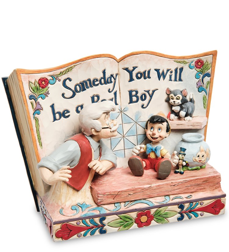 Статуэтка Пиноккио Однажды ты станешь настоящим мальчиком Disney Traditions