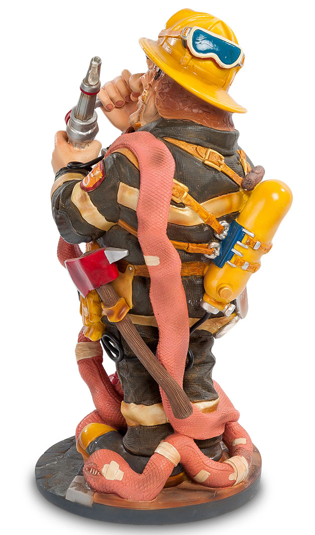 Статуэтка Пожарный в деле Parastone PRO-16, оборотная сторона