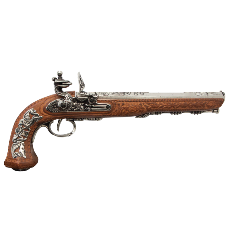 Макет Дуэльного Пистоля Boutet, Франция 1810 год Denix 1084-NQ