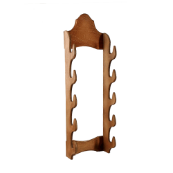 Настенная подставка под 5 пистолей или мечей