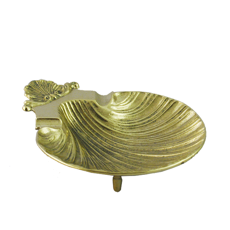 Пепельница в виде ракушки, золотая Alberti Livio AL-80-269