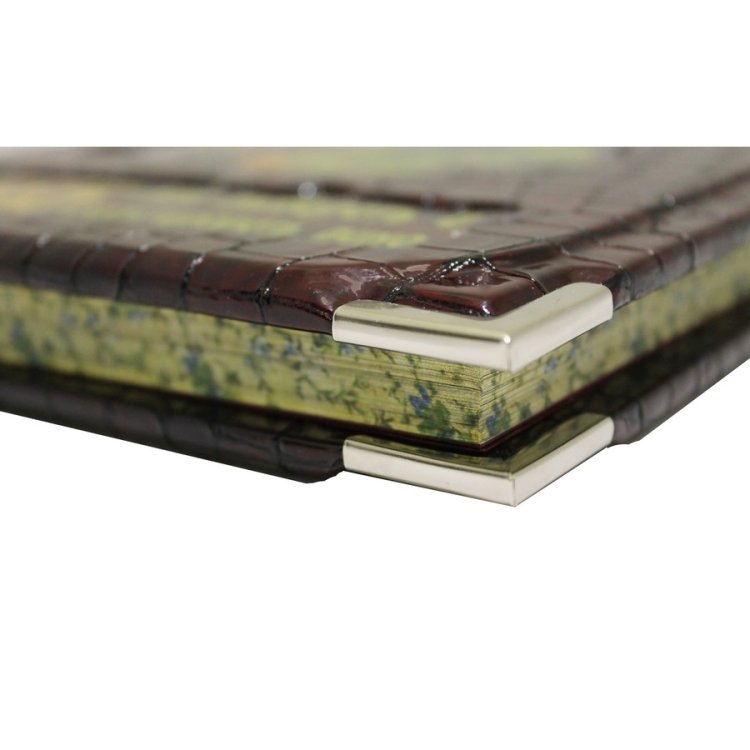 Книга кожаном переплете Вино - Эндрю Джеффорд BG8773M, фотография обреза