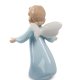 Статуэтка из фарфора Ангелочек в голубом руки в стороны Pavone CMS-11/ 3, фотография со спины