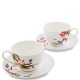 Чайный набор на 2 персоны из фарфора Райская птица, ручная роспись Pavone JS-25