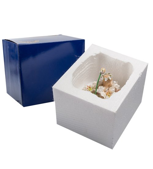 Музыкальная статуэтка из керамики Фея в цветах Pavone CMS-15/24, упаковочный вид