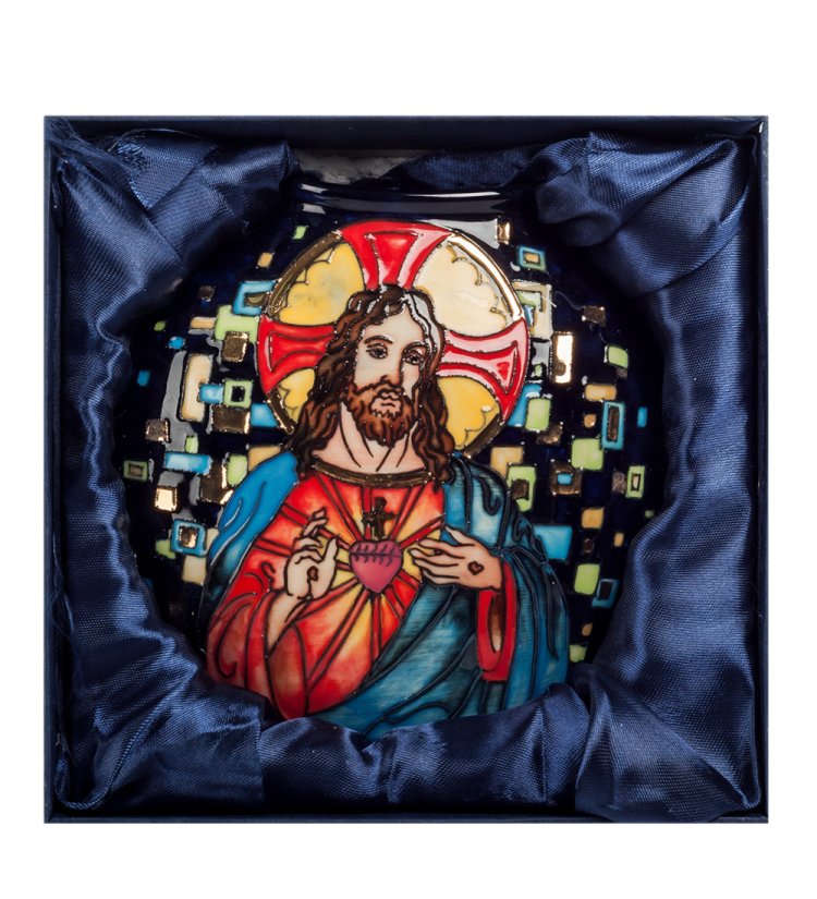 Ваза из фарфора для цветов Спаситель Pavone JP-40/ 7, фотография в упаковке