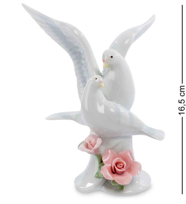 Фарфоровая фигурка Голуби Pavone CMS-10/ 5