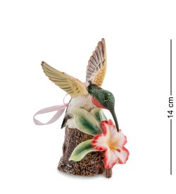 Подвесная фигурка из фарфора Птица Колибри