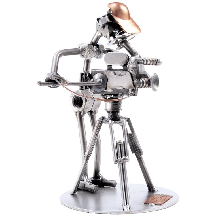 Фигурка из металла Оператор с камерой 268 Hinz & Kunst