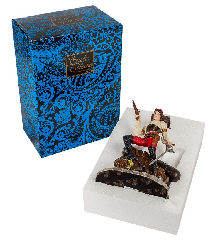 Статуэтка Леди-разбойница Veronese WS-375, упаковочный вид