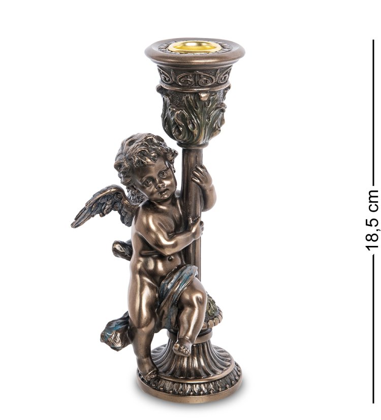 Статуэтка-подсвечник Медный Херувим Veronese WS-982
