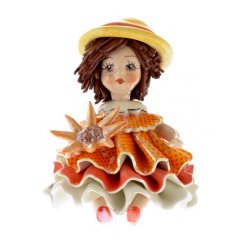 Фарфоровая статуэтка Кукла лето