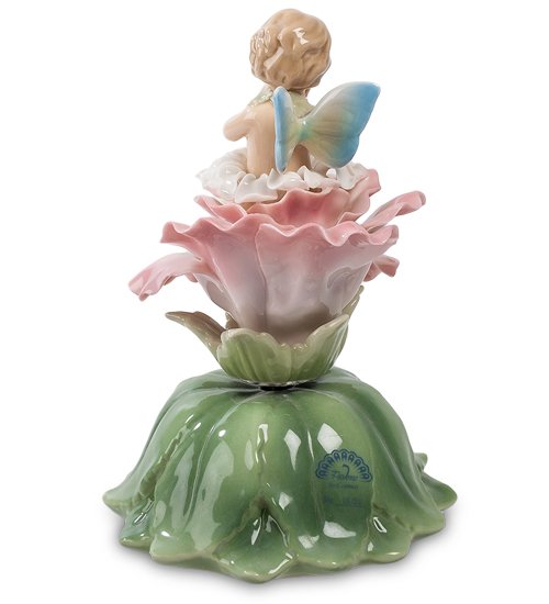 Музыкальная Статуэтка из керамики Фея Pavone CMS-15/21, оборотная сторона