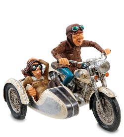 Статуэтка Скоростной Мотоцикл с коляской - The Sidecar Tour