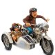 Статуэтка Скоростной Мотоцикл с коляской - The Sidecar Tour Forchino FO-85087