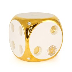 Подсвечник куб из керамики Casino