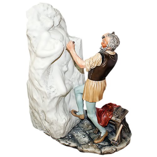 Статуэтка из фарфора Микеланжело Elite & Fabris 031/EL