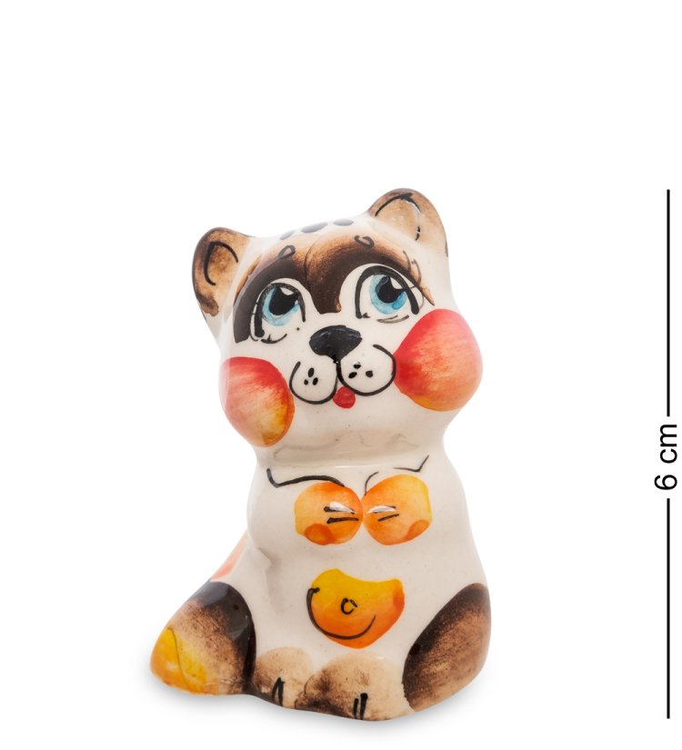 Фигурка Сиамский Котик Цветная гжель ГЛ-194