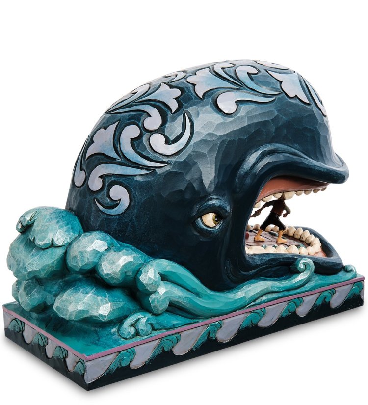 Статуэтка Из кита - Приключения Пиноккио Disney Traditions, оборотная сторона