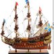 Модель шведского боевого корабля Wasa вид сбоку