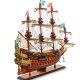 Модель шведского боевого корабля Wasa вид сзади