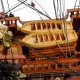 Модель шведского боевого корабля Wasa фото шлюпок