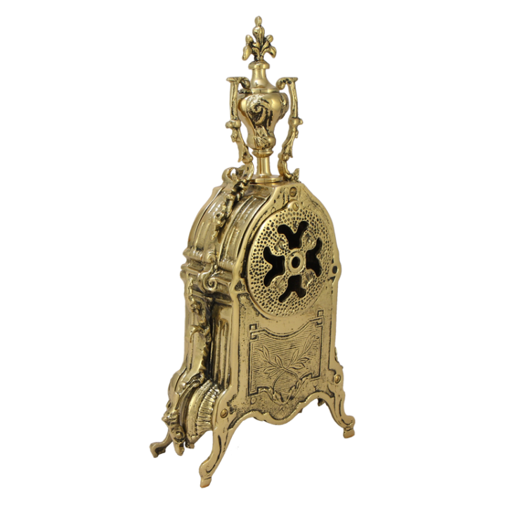 Часы каминные из бронзы Библо Bello De Bronze BP-27014-D, фотография с обратной стороны