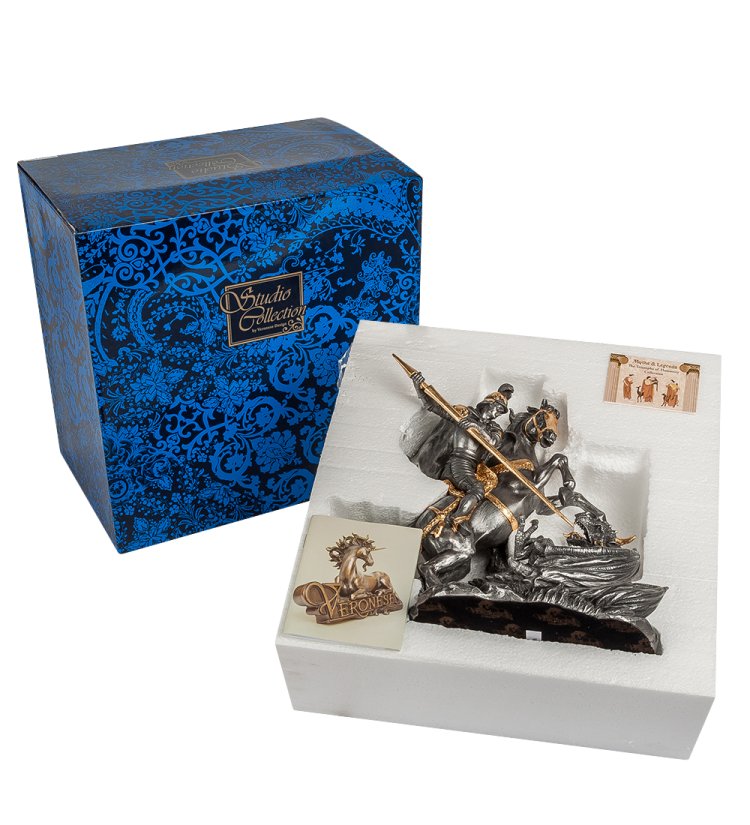 Статуэтка Георгий Победоносец Veronese WS-57, упаковочный вид