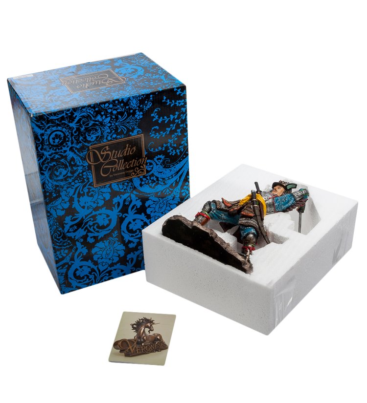 Статуэтка Японский воин Veronese WS-732, упаковочный вид