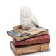 Шкатулка Белоснежная Сова на книгах Veronese WS-720, оборотная сторона