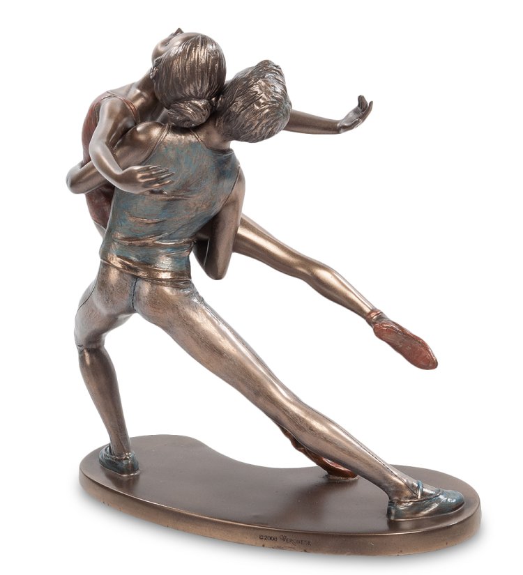 Статуэтка Балетный дуэт Veronese WS-405, оборотная сторона