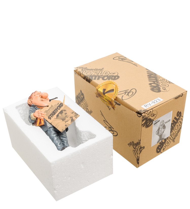 Статуэтка Улыбающийся Учитель The Comical World of Stratford RV-923, упаковка