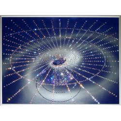 Картина Геометрия Вселенной c кристаллами Swarovski
