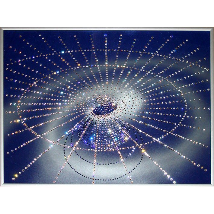 Картина Геометрия Вселенной c кристаллами Swarovski