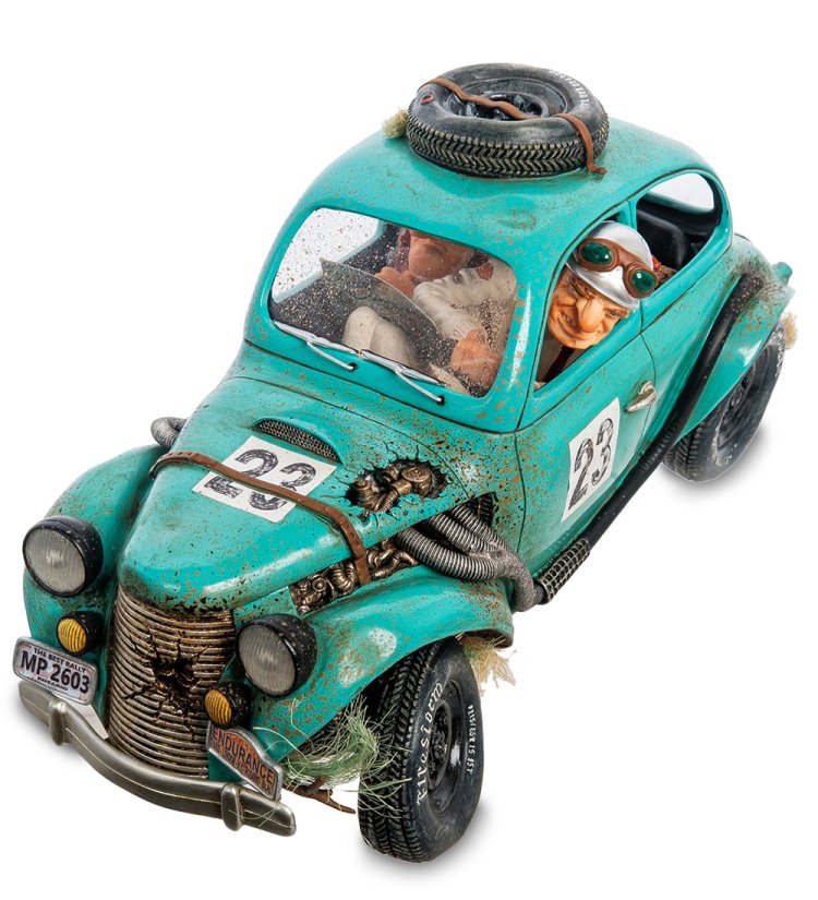 Статуэтка Бирюзовая Гоночная Машина - The Rally Car Forchino FO-85088