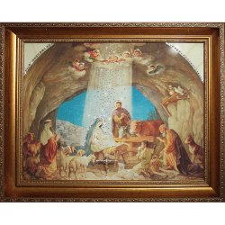 Картина Рождение Иисуса Христа c кристаллами Swarovski