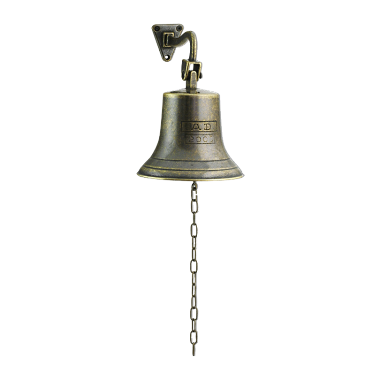 Корабельный Колокол на кронштейне A.D. 2000 - Диаметр 14 см Alberti Livio AL-80-525-ANT