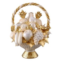 Статуэтка Декоративная композиция Корзина с фруктами