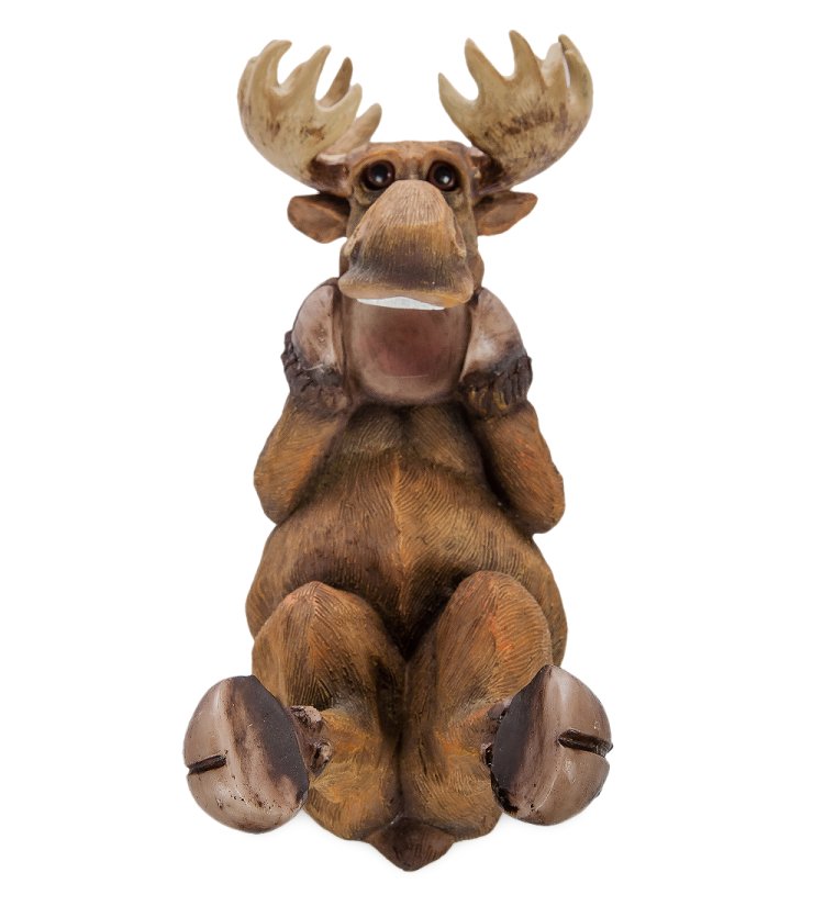 Подставка для бутылки Лось - Любитель Вина Sealmark ME-1034-ME, вид профиль