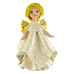 Статуэтка из фарфора Ангел со светлыми волосами