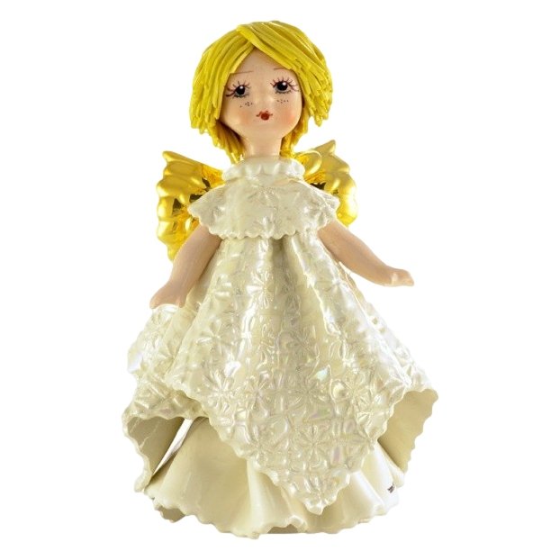 Статуэтка из фарфора Ангел со светлыми волосами