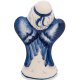 Подсвечник Ангел Голубая гжель ГЛ-109, фотография со спины