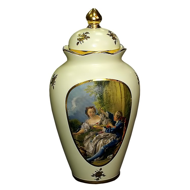 Ваза с крышкой Буше, высота 35 см Bruno Costenaro M641/BOU