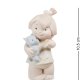 Статуэтка из бисквитного фарфора Девочка с мишкой  Pavone JP-48/ 27