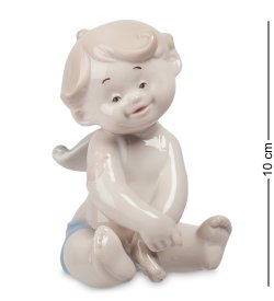 Статуэтка из фарфора Маленький Амурчик Сидит
