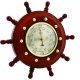 Барометр в виде штурвал, диаметр 21 см, 10 ручек Бриг С-5-Б